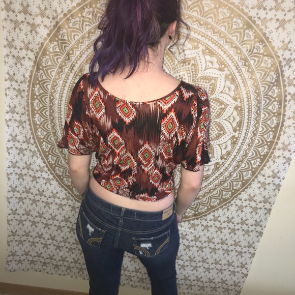 Aztec Crop Top - Picture 2 of 2
